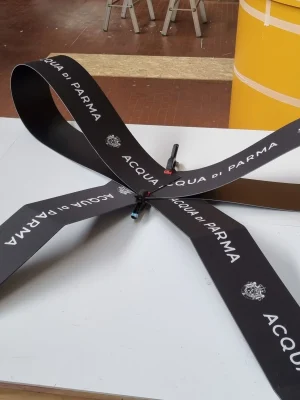 Sphera Sign Visual Display Producer Portfolio Acqua di Parma Allestimento